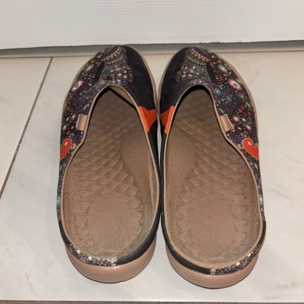 UIN Women's Blossom Slip On Shoes Colorful Comfortable Lightweight Sneakers - Picture 8 of 10